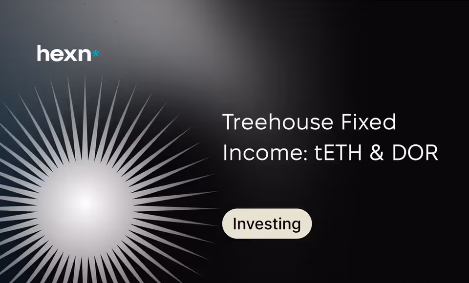 Treehouse Fixed Income: tETH & DOR
