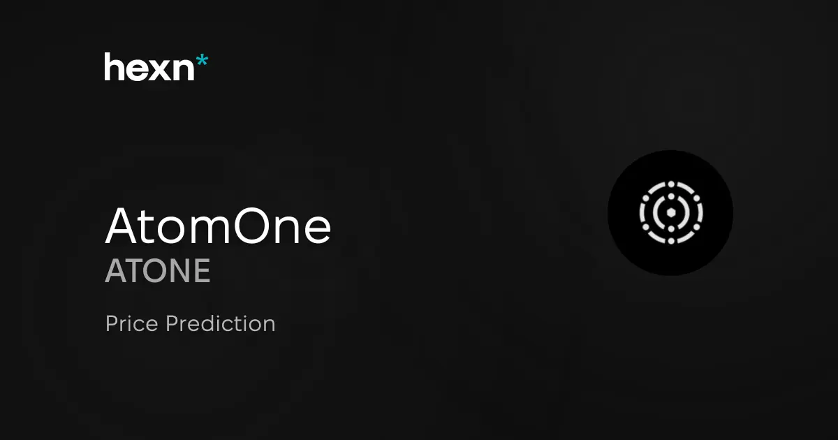 AtomOne price prediction