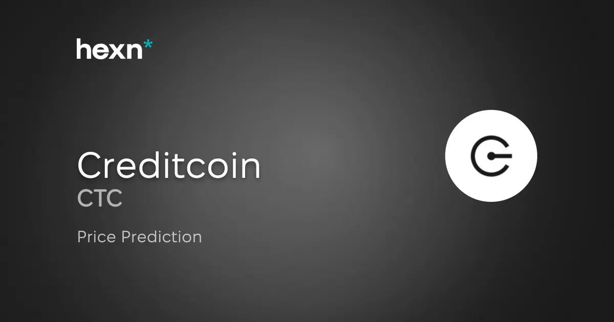 Creditcoin price prediction