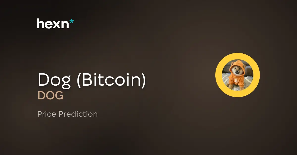 Dog (Bitcoin) price prediction