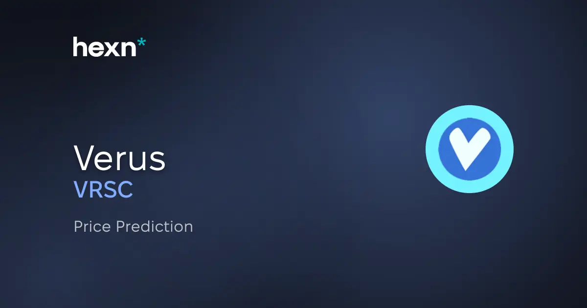 Verus price prediction