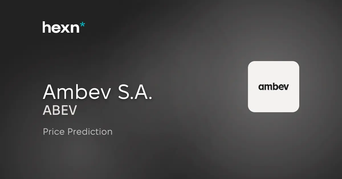 Ambev S.A. price prediction