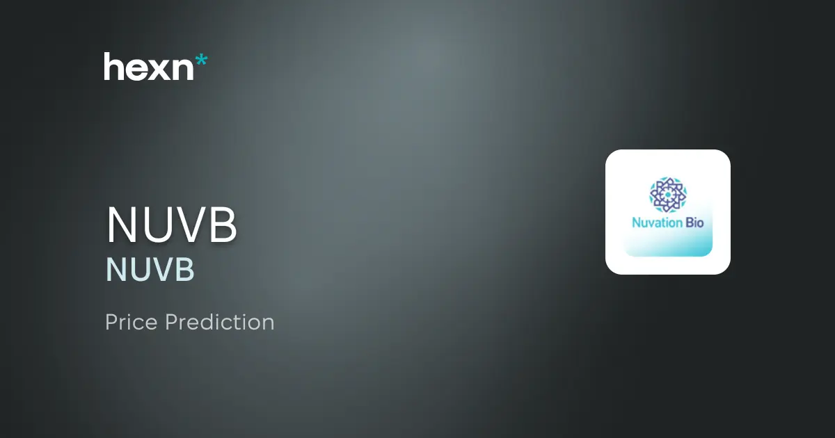 Nuvation Bio Inc. price prediction