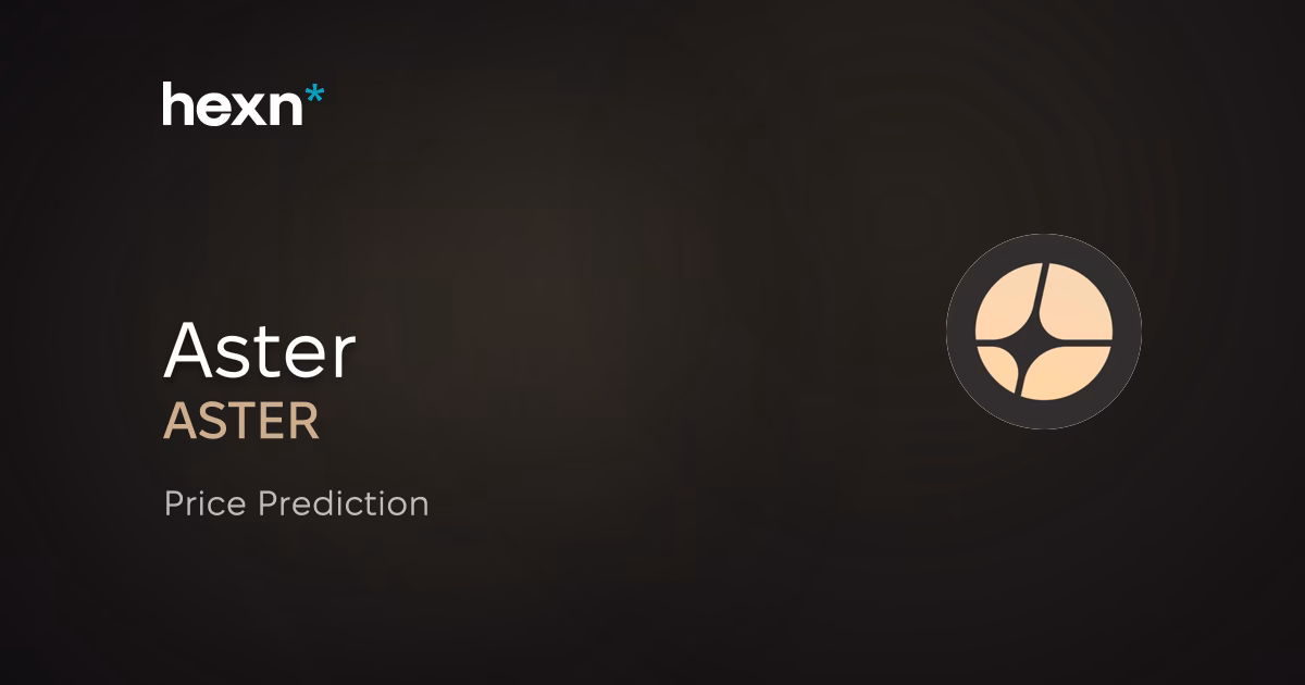 Aster price prediction