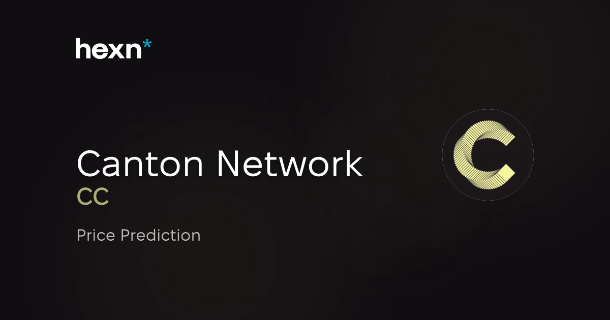 Canton Network price prediction