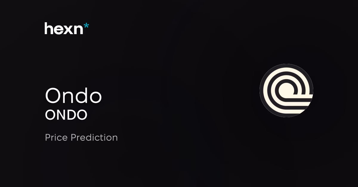 Ondo price prediction