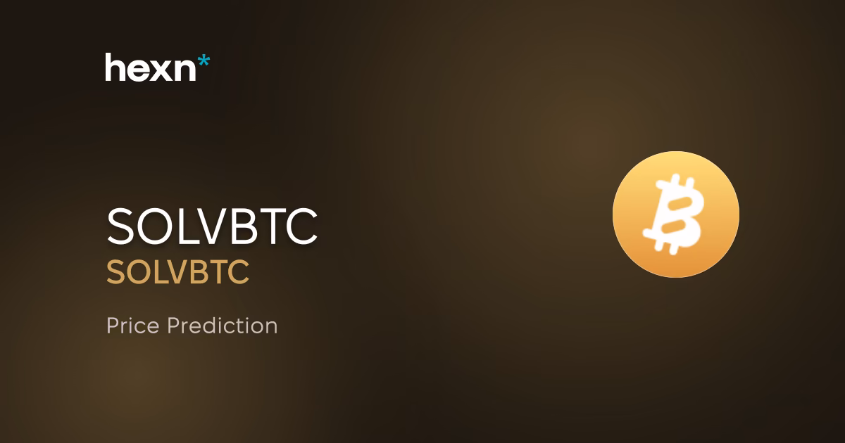 Solv Protocol BTC price prediction